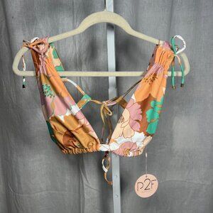 NWT P2F Movement Bathing Suit Top in Paradise Poppies - Size M